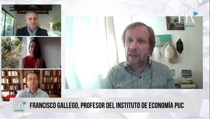Francisco Gallego participó en webinar sobre las claves económicas de la discusión constitucional