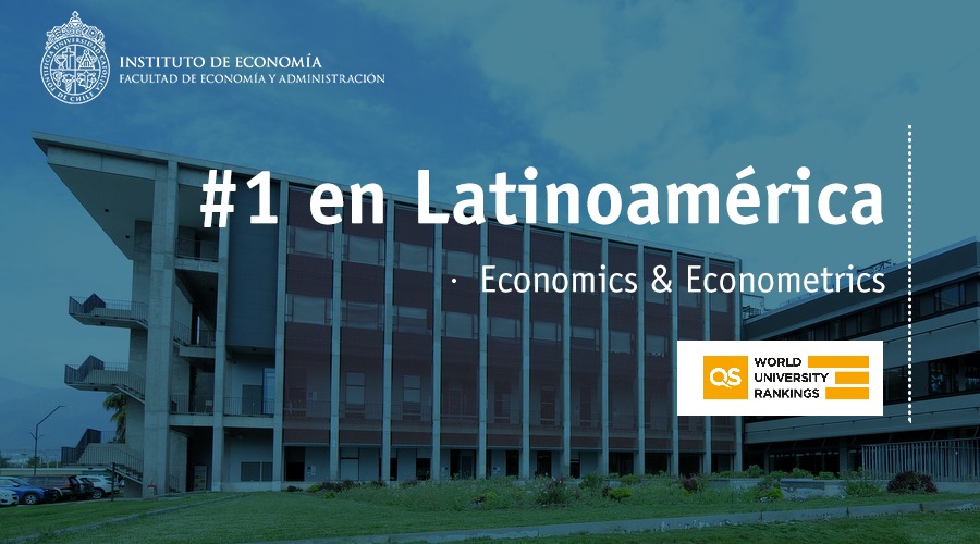 Por décimo año el Instituto de Economía UC mantiene su liderazgo en Economía y Econometría en América Latina