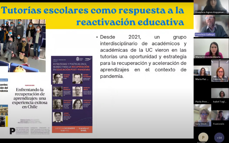 Profesor Francisco Gallego impulsa expansión de Tutorías UC: buscan sumar a más estamentos de la comunidad universitaria