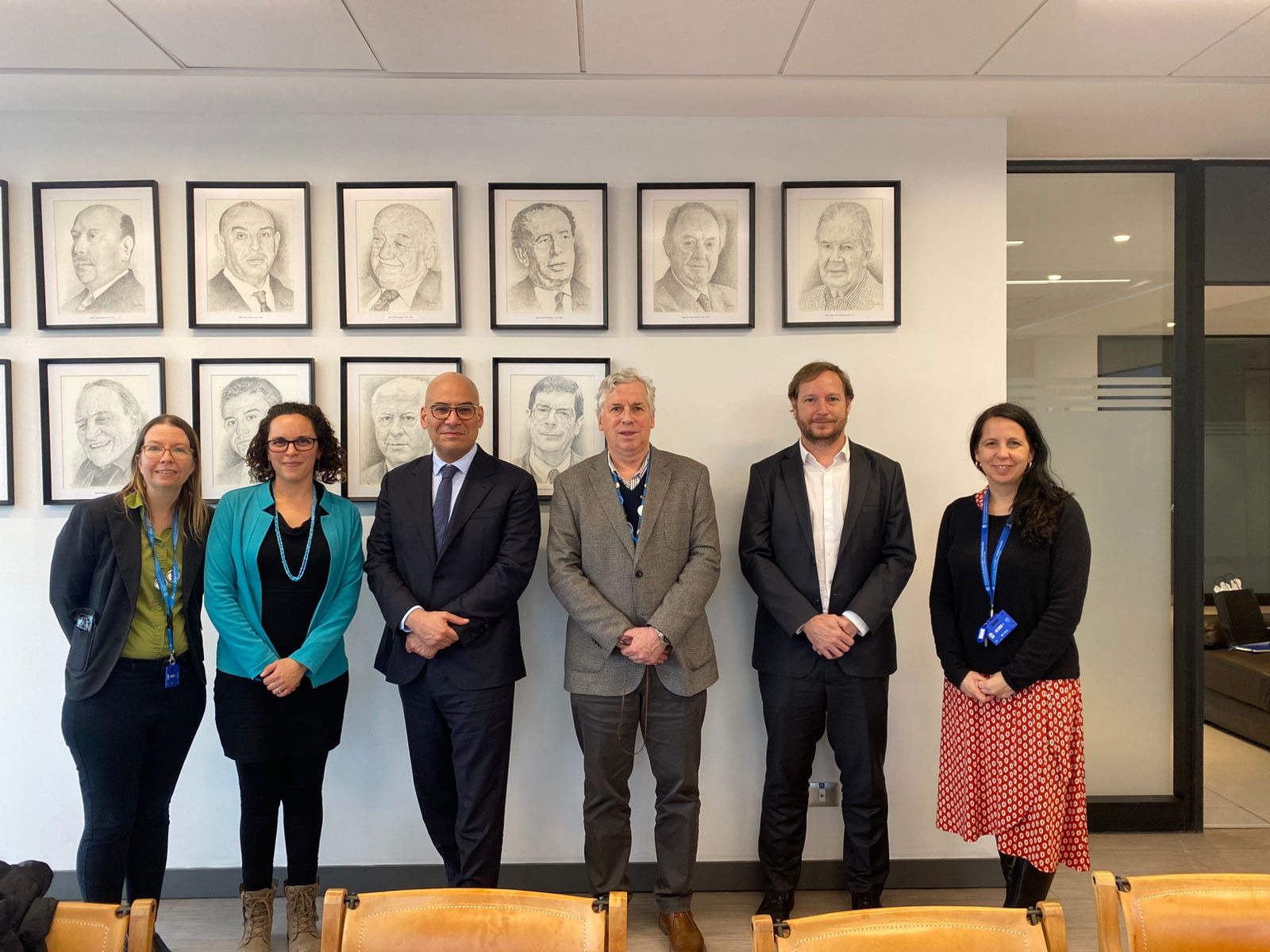 Visita de Fady Jameel a sede de J-PAL Latinoamérica y el Caribe en la Facultad de Economía y Administración UC